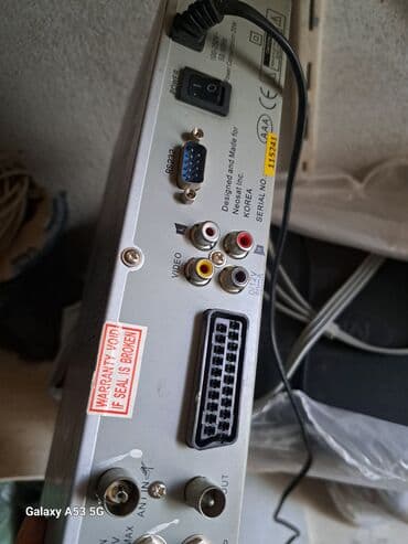 холодильник бу: Neosat DVB Digital Peyk Qəbuledicisi. Gümüşü rəngdə olan bu cihaz — 5