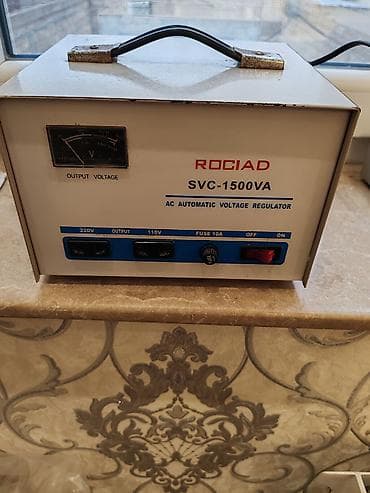 elektron nasos: ROCIAD SVC-1500VA – AC Automatic Voltage Regulator - Güc: 1500 VA - — 1