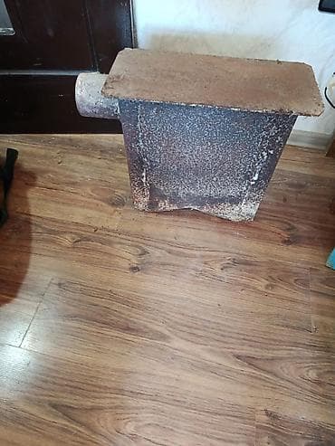 Metalkorpuslu istilik sobası - Material: qalın divarlı polad, üstü