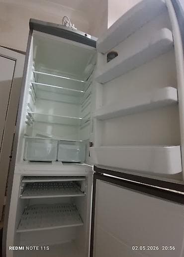 Б/у 2 двери Indesit Холодильник Продажа, цвет - Серый — 2
