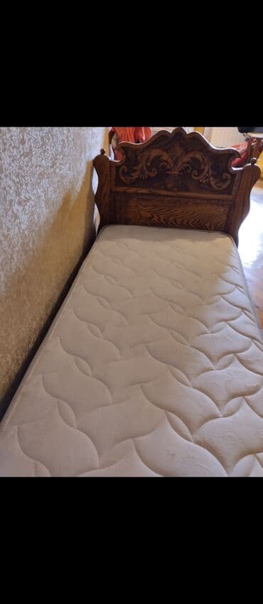 şabalid: İşlənmiş, Təknəfərlik çarpayı, Bazasız, Matras ilə, Siyirməsiz, Azərbaycan — 2