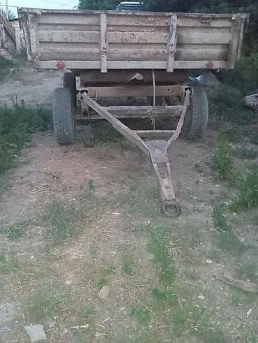 mini traktor catman: Kənd təsərrüfatı üçün ikioxlu traktor qoşqusu - Metal korpuslu — 1