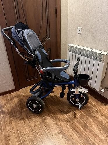 Velosipedlər: Uşaq üçün 3 təkərli velosiped-araba (tricycle) - Uşağın oturacağı — 1