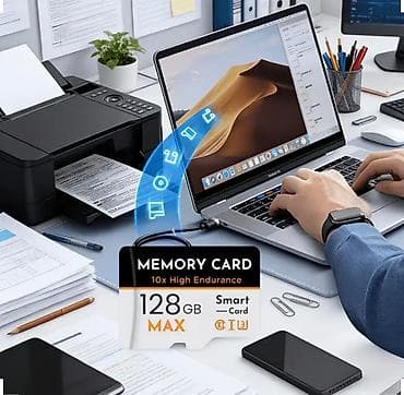 it mikro: Mikro kart 128gb Memory Card MicroSDXC Kartı Adapter ilə 128GB UHS-I — 1
