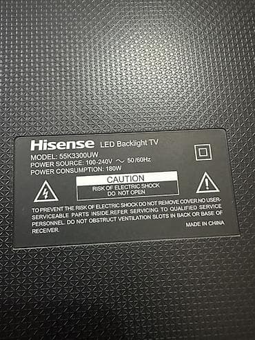 telefon iphone 8: Hisense 55K3300UW LED TV ekran xarabdi ekran deyismelidi - Ekran: 55 — 3
