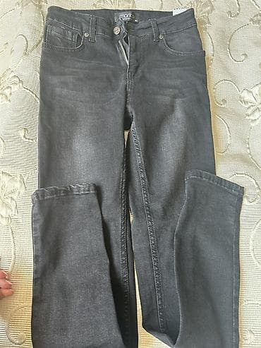 trapez şalvar: Marions Jeans – qara rəngdə gənclər üçün şalvar - Brend: Marions — 1