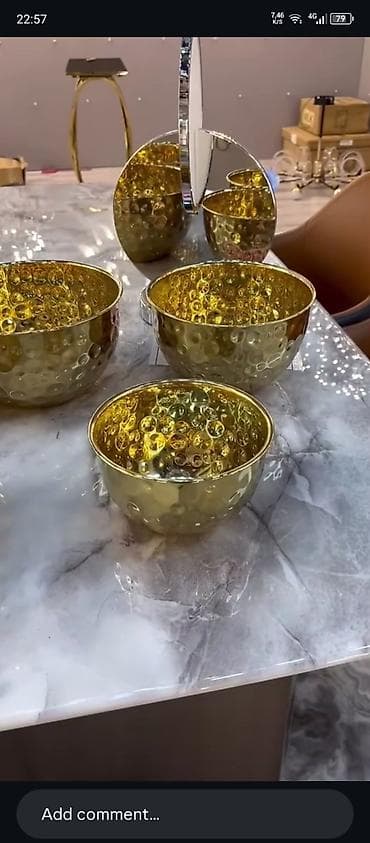 canavar şəkilləri: Kasalar, rəng - Qızılı, Metal — 6