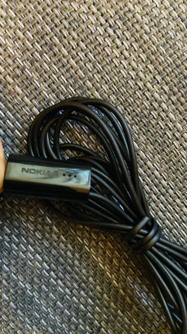 nauşnik iphone: Yeni Simli Qulaqcıqlar, Nokia, rəng - Qara — 2