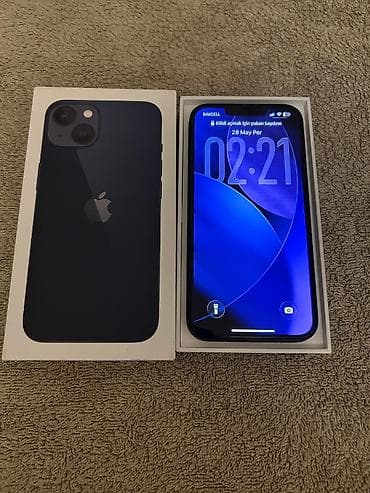 iphone 12 telefon: IPhone 13, 128 GB, Midnight, Face ID — 1
