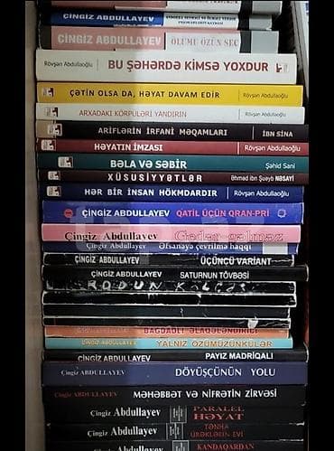 gozel kitab sekilleri: Qiymətlət müxtəlifdir. Çingiz Abdullayev və müəllif həmkarlarından — 2