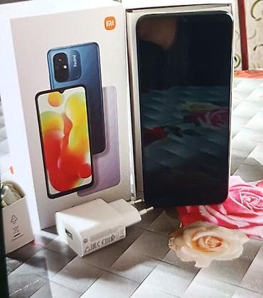 smart saat apple: Redmi 12C, 64 GB, rəng - Qara, Barmaq izi — 2