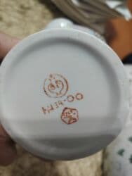 dekorativ qab: Rəng - Ağ, SSRİ — 2