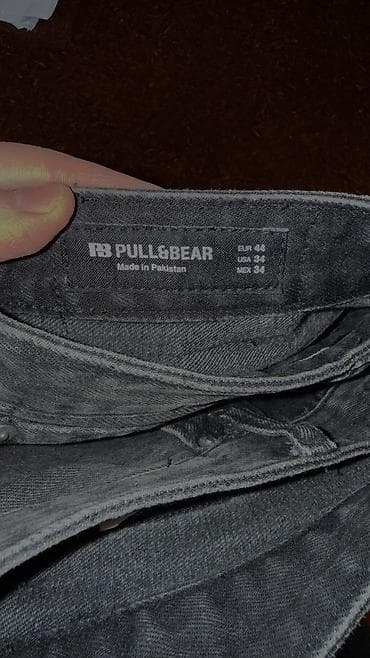 de facto sweatshirt: Cins şalvar, PULL&BEAR, L — 2