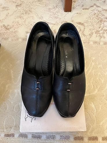 gön dəri: Qadın ayaqqabısı – klassik qara rəng Razmer 37 - Model: qapalı — 3