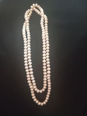 uzuk satışı: Жемчуг натуральный морской длина105 см.Качественный.Тяжёлый.Очень — 1