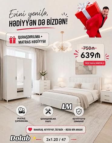 islenmis termolar: Yataq dəsti Sifarişlə və yeni Qiymət : 639₼ Dəstə daxildir — 2