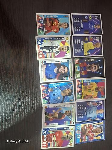 Əlaqe nomresi 55 480 34 87.Hamisi biryerde 3 AZN.Futbol kolleksiya