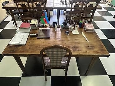 yumru masalar: Açılmayan, Dördbucaq masa — 8