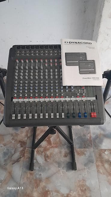 dynacord 2: Dynacord PowerMate 1000/1600 gücləndiricili mikser + Yamaha S115V — 4