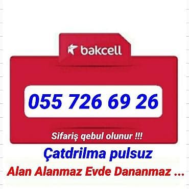 Dəyərli müştərilər hər zövqə uyğun Bakcell və Nar nömrələrimiz var