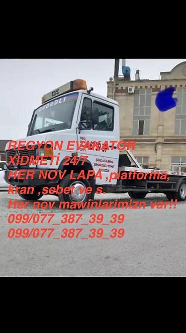 ford transit 2007: REGYON EVAKUATOR XİDMƏTİ – 24/7 - Yüngül və orta tonnajlı — 2