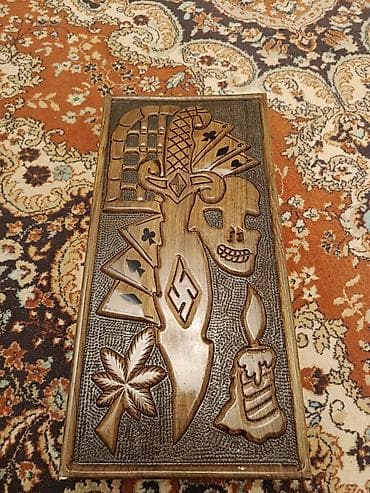 Əl işı – taxta nərd (backgammon) dəsti - Material: tam ağac (bərk — 2