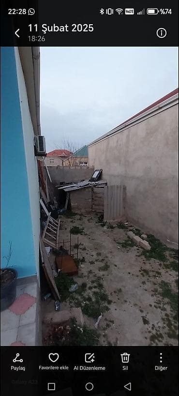 avto karavan: Hovsan qusculuq 3 sot 3 otaq senet belediye - Tamamilə hasarlanmış — 6
