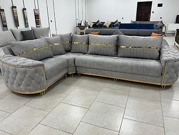 acilan divan: Künc divan, Qonaq otağı üçün, Parça, Bazalı, Açılan, Kitab — 7