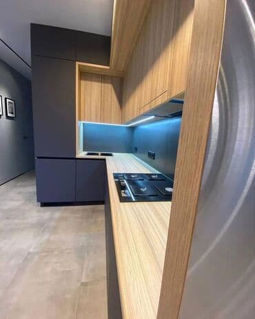 nerj çən: Sifarişlə mətbəx dəsti, Özü çəkən petlələr, MDF, Kredit var, Pulsuz çatdırılma — 3