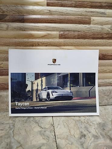 narda paketlər: Porsche Taycan sənədlər dəsti Məzmun: - Orijinal Porsche qara — 2
