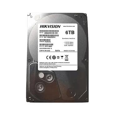Hikvision 6TB HDD yenidir