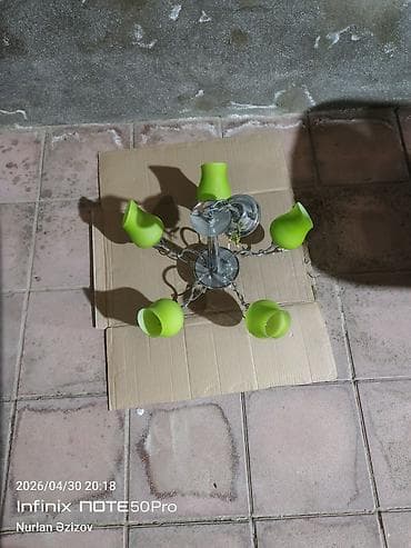 2 ci əl xalca: Çılçıraq, 5 lampa, Metal — 4