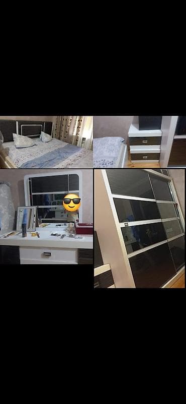 dekor guller: İkinəfərlik çarpayı, Dolab — 1