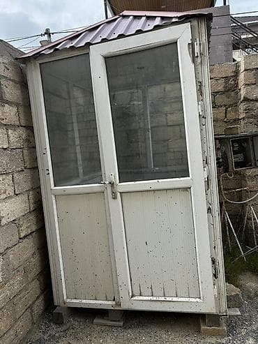 Portativ mühafizəçi/kassa köşkü - Material: ağ PVC/profil karkası lalafo.az -da Portativ mühafizəçi/kassa köşkü - Material: ağ PVC/profil karkası