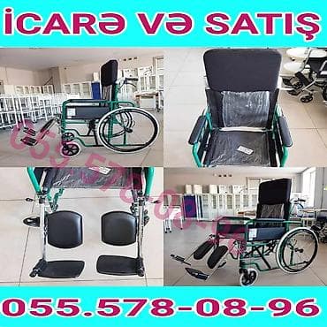 araba: Tibbi əlil arabası – icarə və satış - Arxa dayağı yüksək və yumşaq — 1