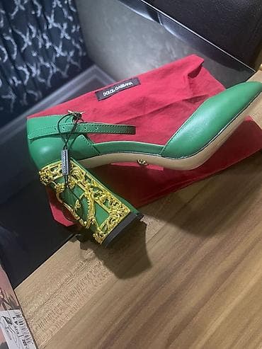 Tuflilər, Dolce & Gabbana, Ölçü: 40.5, rəng - Yaşıl, Yeni