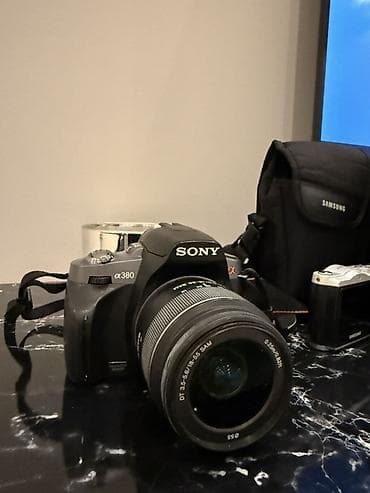 televizor 55: Sony Alpha DSLR-A380 fotoaparat dəsti - Model: Sony DSLR-A380 (Alpha — 4
