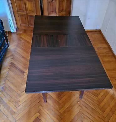 Qonaq masası, İşlənmiş, Açılan, Laminat, Dördbucaq masa — 3