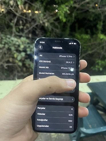 ps4 pro 2.el: IPhone 12 Pro, 128 GB, Graphite, Simsiz şarj, Face ID — 7