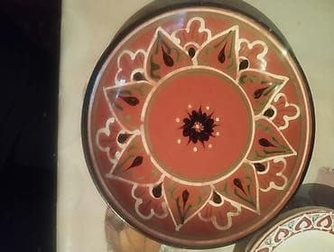 Mətbəx aksesuarları: Nahar dəsti, rəng - Qırmızı, Keramika — 2