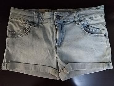 Şortlar: Uşaq cins şortu - Brend: Benetton Jeans (etiketdə “Romantic Young” — 1