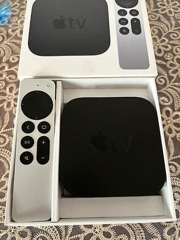 antenna tv: Apple TV HD (32GB, 1080p). Original qutusu və pultu ilə birlikdə. 🔹 — 2