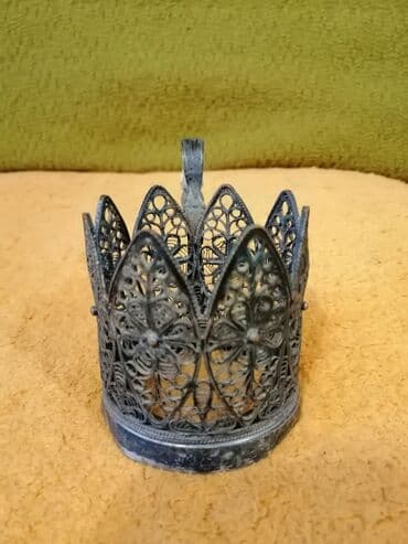 atatürk çiçeyi: Məhsul: 3 ədəd metal stəkanaltı (çay stəkan tutacağı) kolleksiyası — 3