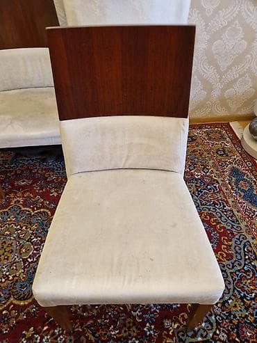 taxta stullar: Oturacaq stulları 5 ədəd.Şəkildə göründüyü kimidir,materialı təmiz — 2