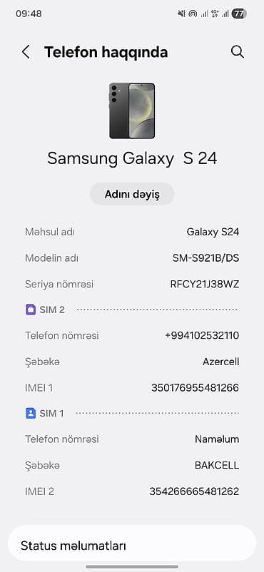 işlənmiş ucuz soyuducu: Samsung Galaxy S24, 256 GB, rəng - Qara — 4