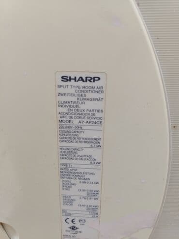 pec satilir: Кондиционер Sharp, Б/у, 85-90 м², Внешний блок, Нет кредита — 5
