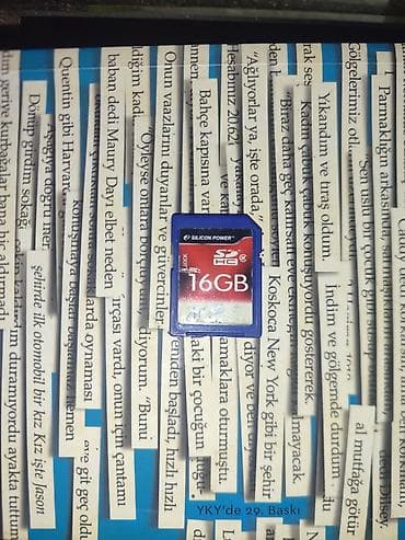 dvd ssd: 16 gb sdhc silicon power yaddaş kartı — 1