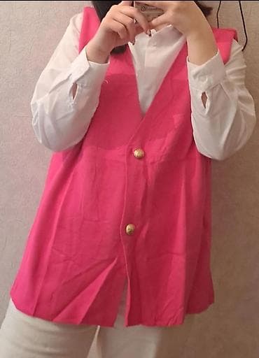 dini geyim: Jilet, rəng - Çəhrayı — 1