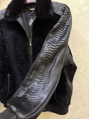 deri gödekceler: Kurtka, Dəri, Qış, 2XL — 6