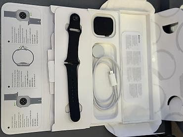 Новый, Смарт часы, Apple, Сенсорный экран, цвет - Черный